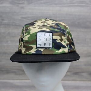 Urban Surf Hat Mens One Size Green Camouflage Polyester Outdoor Casual Cap
